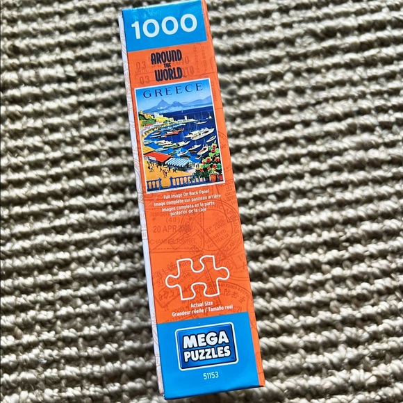 Around the World Mega Puzzle GREECE 1000-piece Jigsaw Puzzle SEALED - Picture 6 of 10